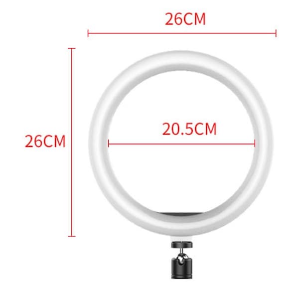 10 tommer Fill Light Ring Light Supplerende Lys Led Fill Light