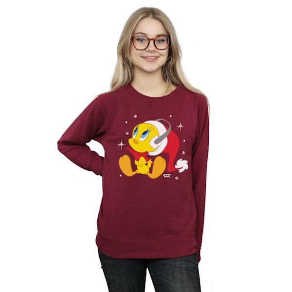 Looney Tunes Dam/Damer Jul Tweety Sweatshirt L Bourgogne Burgundy Burgundy L