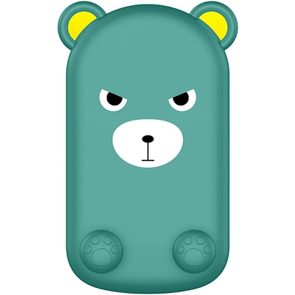 Dubbelt Vikbart Mobiltelefonställ Justerbart Mobiltelefonhållare för Skrivbord Silikonskydd Kompatibelt med iPhone 15 14 13 12 11 Pro Max Green Bear