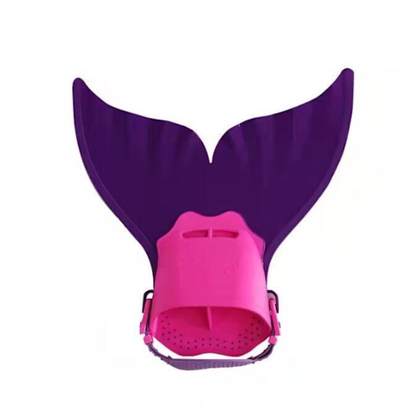 Sjöjungfrufenor för simträning, flickor och pojkar purple