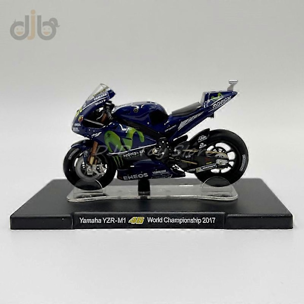 1:18 Painevalettu moottoripyörämalli YZR-M1 2004 / 2017 Urheilukilpapyörän pienoismalli