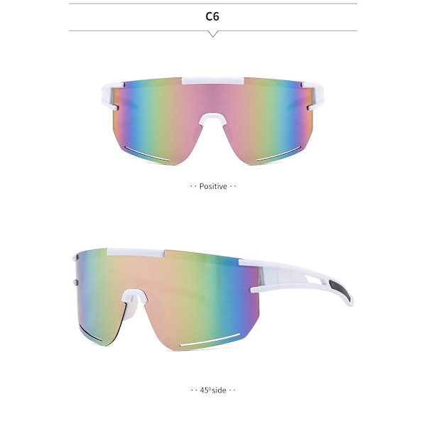 Pyöräilylasit, UV400-suojaus, ulkoilulasit unisex, ajoon, surffaukseen, juoksuun, hiihtoon, kalastukseen (2)