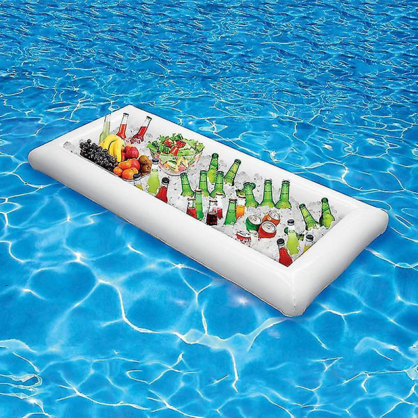 Oppustelig salatbar buffet pool oppustelig isterningspand udendørs swimmingpool drikkeholder madforsyninger legetøjsstativ