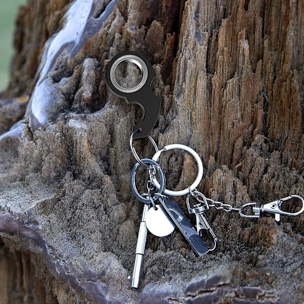 Nyckelrings Spinner Fidget Ring Leksak, Nyckel Spinner, Snurrande Nyckelring, Fidget Nyckelring, Sensoriska Leksaker Fidgets Squishy Leksaker