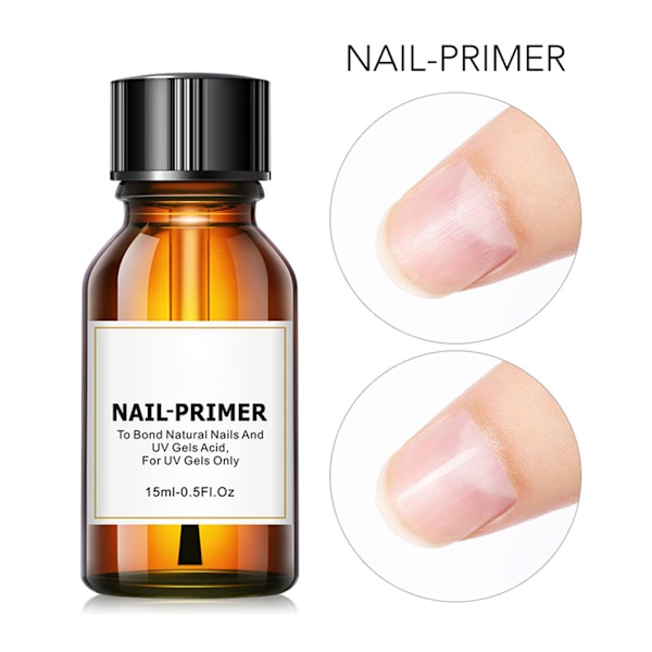 Negle Affedter og Primer Langtidsholdbar Negleforberedelse Dehydrering og Syrefri Bonding Primer Sæt til Akryl Pulver og Gel Neglelak 0.2