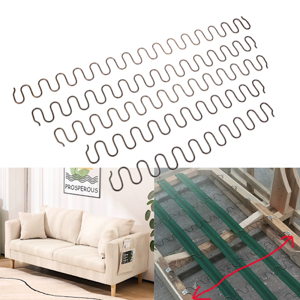 Udskiftningssofastol fjedre fjeder med clips 50 cm