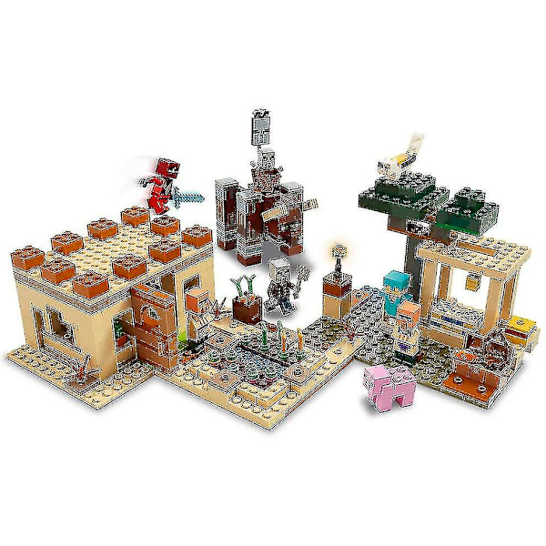 Sx1044 700st The Illager Raid Village Set Minecraft My World Series