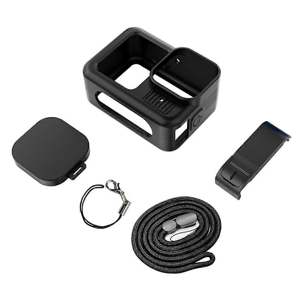 Silikonetui for Hero 13 Beskyttende Mykt Skall Linsebeskyttelse for Hero 13 Black med Beskyttelse