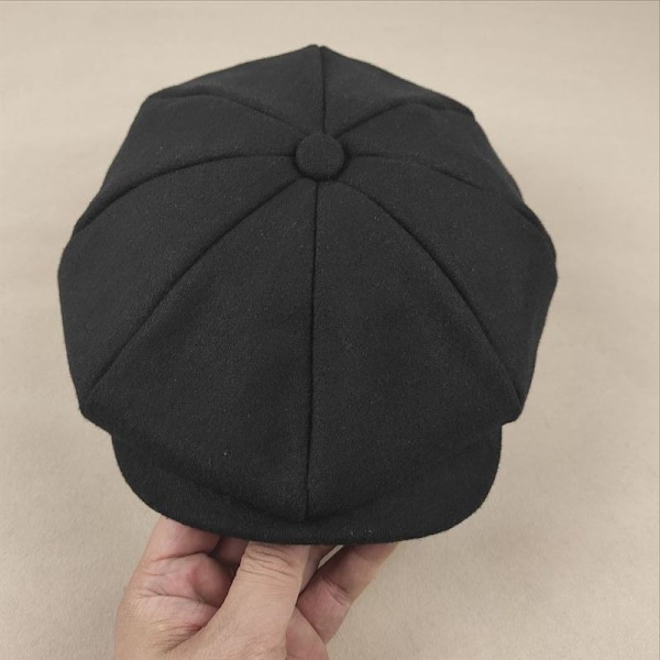 POUDAY Newsboy Caps for Menn - Irsk Newsies Cabbie Hatt - Flat Vinterhatt
