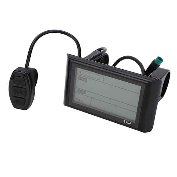 36V 48V Elcykel LCD S900 Display Kontrollpanel Vattentät LCD Display Mätare för Elcykel (Protokoll 2)[GKS] 0.3
