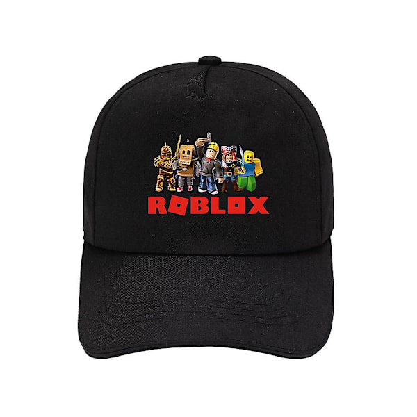 Roblox Spel Keps Justerbar Snapback Mesh Solhatt Hip Hop Hattar Black 2