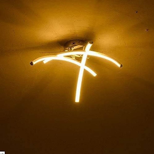 LED-kattovalaisin, moderni kaareva kattovalaisin 3:lla