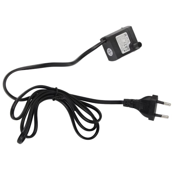Mini Dränkbar Vattenpump Justerbar Tyst IPX8 Vattentät Fontänpump med Sugkopp för Akvarium EU-kontakt 220-240V
