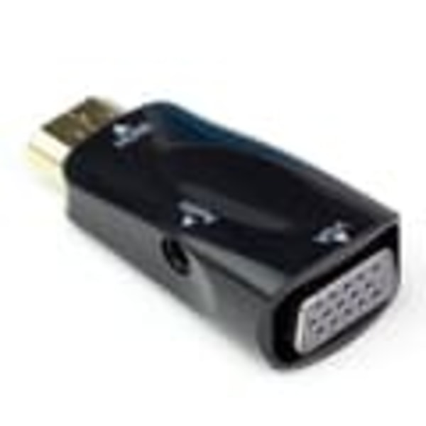 HDMI till VGA Adapter med Ljudingång - Mini