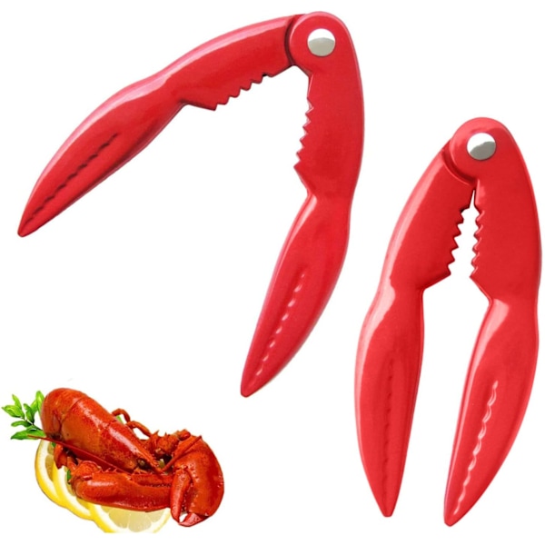 2 st Seafood Klor Nötknäppare Krabba Klo Form Valnötsknäppare