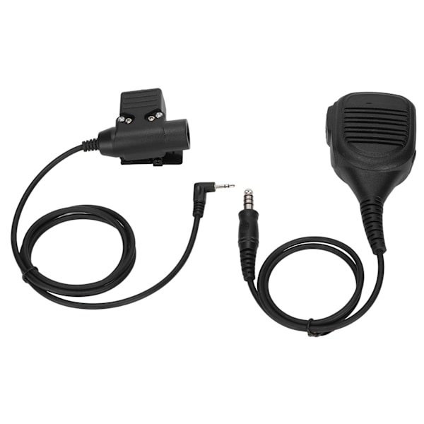 7,1 mm Walkie Talkie skuldermikrofon med U94 PTT for MOTOROLA T5428 6200C T80