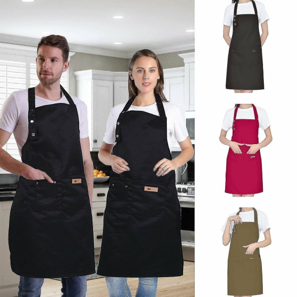 Kök Förkläde Matlagning Förkläde( Färg : Ros Röd )
