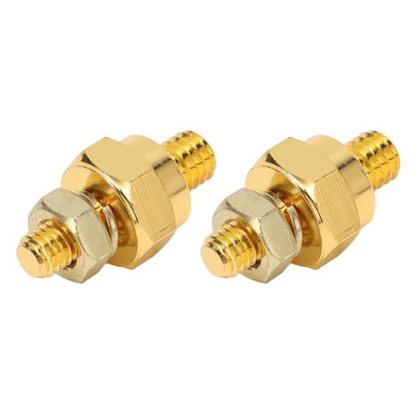 2 stk. messing batteriterminaladaptere Sidepost batteriterminaladaptere Bolt-on opladningssystem