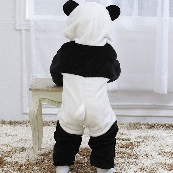 Reedca Taaperon Dinosaurusasu lapsille Söpö Hupullinen Halloween Pandaasu Panda 6-12 Months