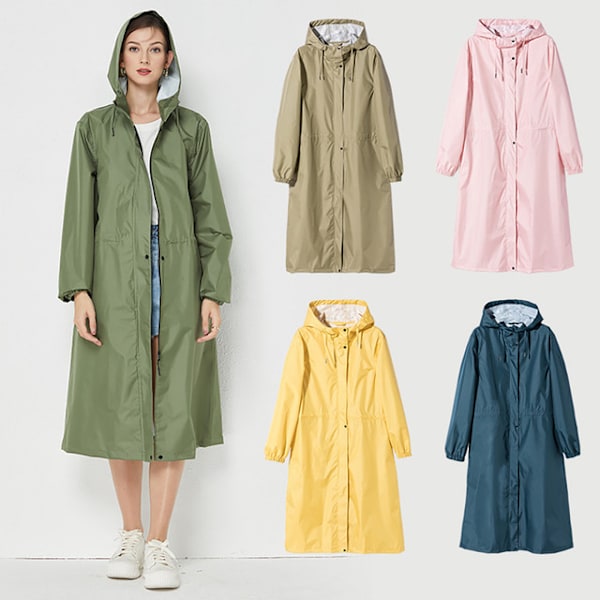 Trendig vindjacka regnjacka, lätt och andningsbar, enfärgad kaffefärg coffee color XL