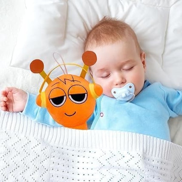 Sprunki Spil Plysdyr, Sprunki Legetøj Plys, Blød Udstoppede Dyr Pude Dukke Julefødselsdagsgaver til Voksne Børn (Orange)