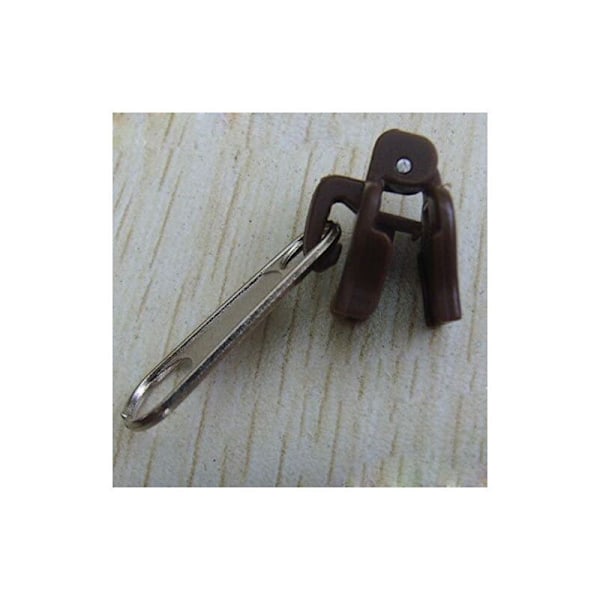 Clip-on Dragkedja Slider Dragkedja Dragare Zlideon Dragkedja Slider Metall Dragkedja Reparationssats för Kläder Väskor Jackor Tält Bagage