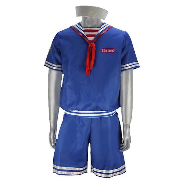 Stranger Things Robin Scoops Ahoy Cosplay Halloween Kostym Uniform Fancy Dress Kvinnor Vuxna FPDM Män Menstruation L