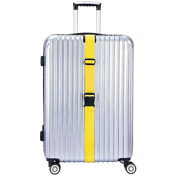 4-pack bagageremmar för resväskor Remmar resebälten Tillbehör Yellow