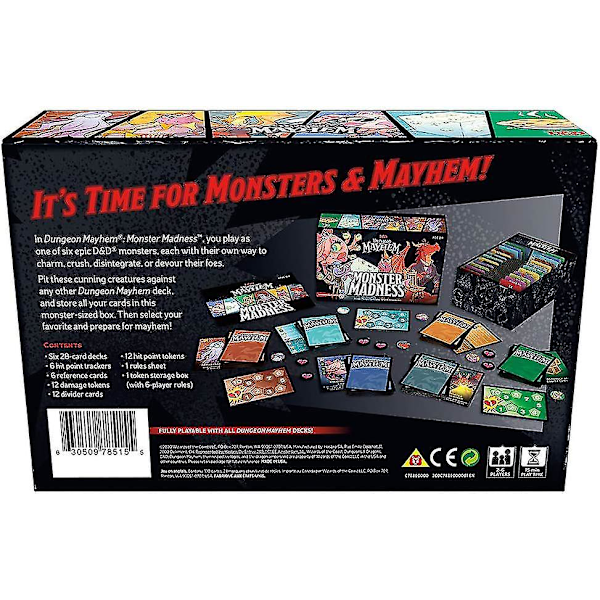 Lautapeli Dungeon Mayhem Dungeons Of Chaos Täysi Englanninkielinen Monster Madness Strategiapeli Dungeon Madness Monster