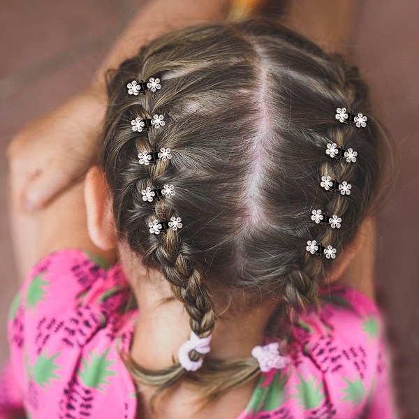 84 Stycken Mini Hårklämmor Halkfria Greppklämmor Glittertänder