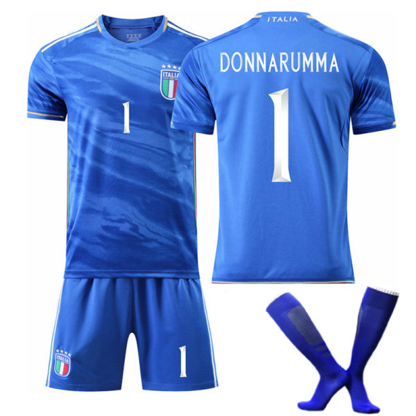 2324 Europacupen Italien hemma6Villatti1Donaruma18Barela14#tröja XS NO.1with socks