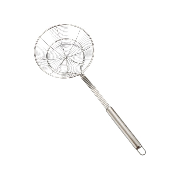 Skimmer with slotted spoon in stainless steel for fish, vegetables, meat