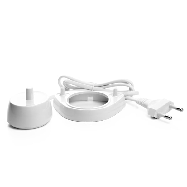 Lader for Oral B elektrisk tannbørste med tannbørsteholder hvit【GKS】 white 85