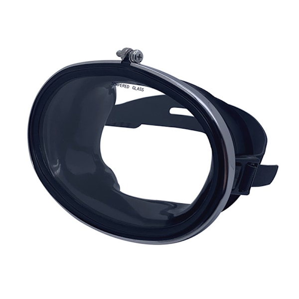 Profesjonelle dykkermasker for voksne, silikon, antidugg Black