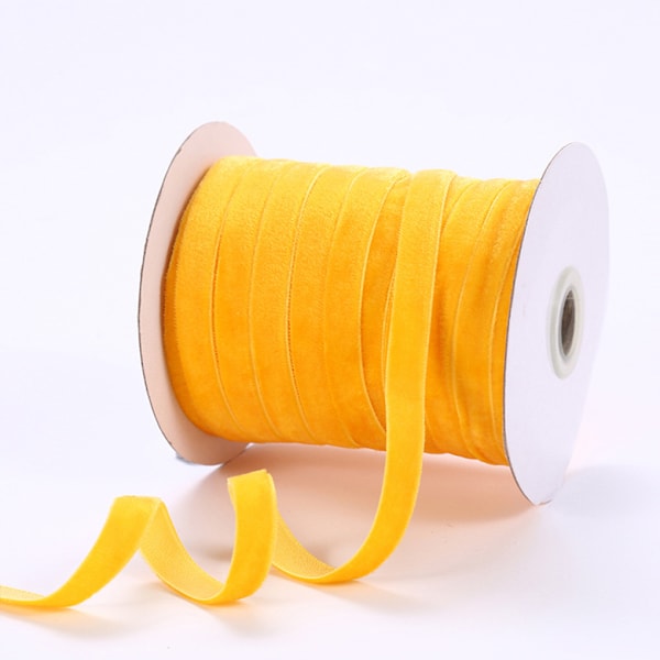 Dekorativa DIY Sammetband Lättanvända upp till 50 meter i flera färger [GKS] style 2