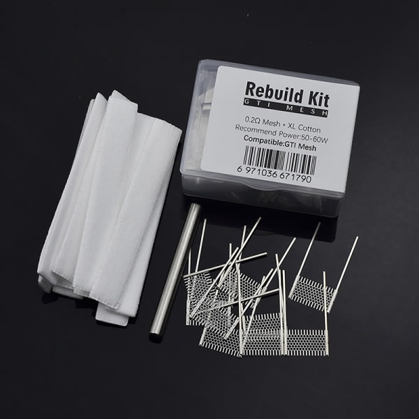 DIY Rebuild Kit GTI 0.2ohm Mesh Coil Resistance Wire Replacemen 1pc