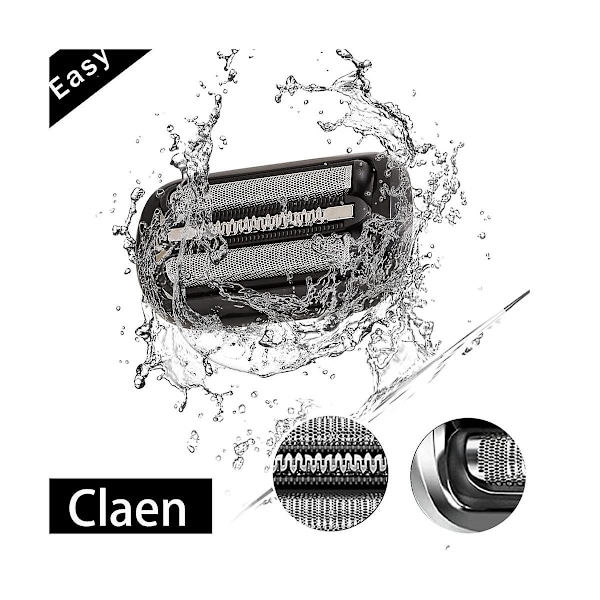 2-pakning Series 5/6 53b erstatningshode for elektrisk barbermaskin 5020cs 5018s 5035s 5049cs 5050cs 60