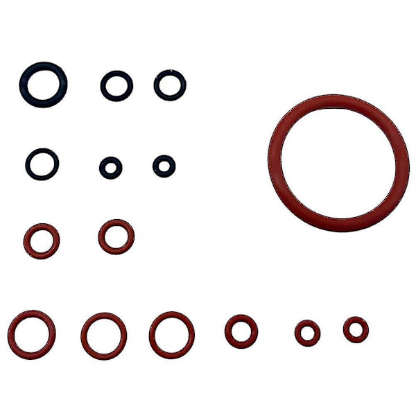 15 stk Silikon O-ringer Tetning for Saeco Gaggia Automatisk Kaffemaskin Tetningsring Kaffemaskin Dyse Kobling Tetning
