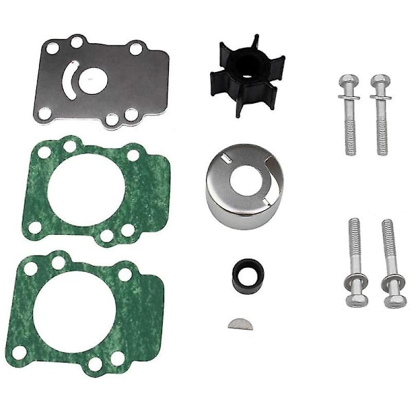 Vandpumpe Impeller Kit til Yamaha 9.9 15 Hk Påhængsmotor 682-w0078-a1-00 18-3148{GKS}