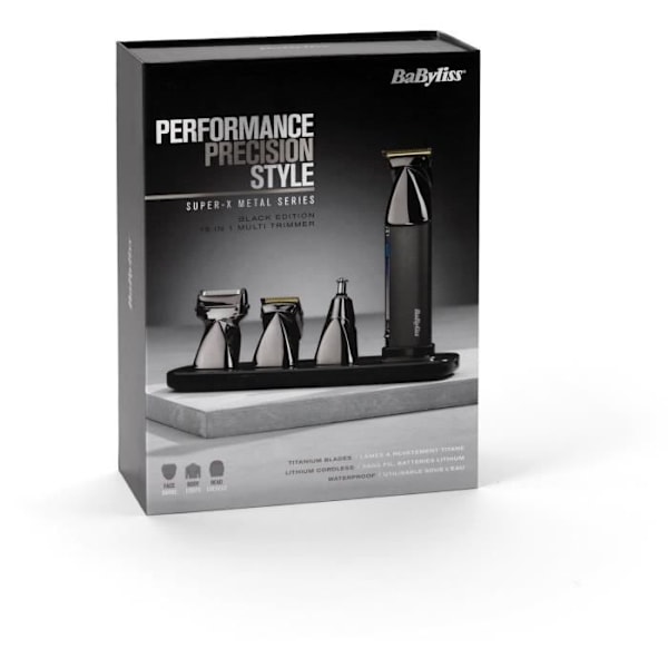Multitrimmer - BaByliss - MT991E - Super-X Metal Series - Titanblad