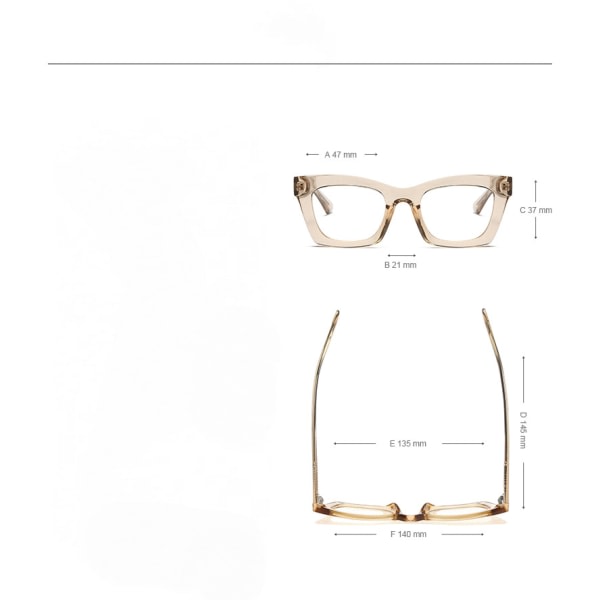 Blåljusblockerande glasögon Datorspelsglasögon Anti huvudvärk och ansträngda ögon Glasögon Modeaccessoarer Unisex för kvinnor och män-D50015