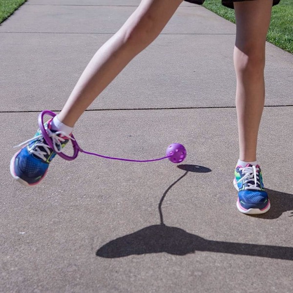 1kpl Lasten Hyppypallo Violetti - Hyppypallolelusetti Kiinniottopallosetti Kuntoilupelit pojille ja tytöille Purple