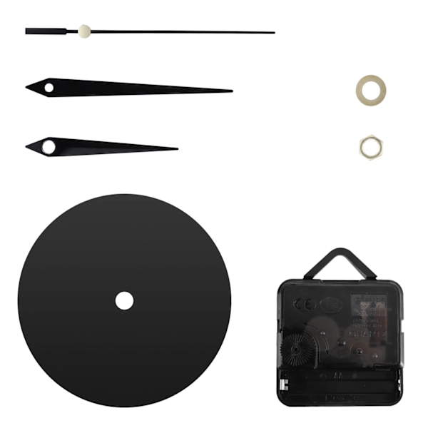3D DIY väggklocka modern design tyst stor digital akryl självhäftande