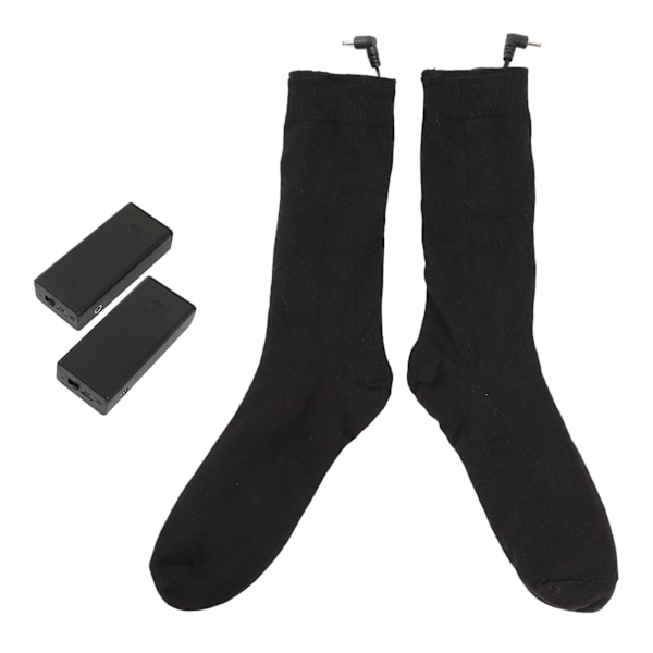 Akkutoimivat lämmitettävät sukat, pehmeät, lämpimät, hengittävät, joustavat sähkölämmityssukat miehille ja naisille 0.3