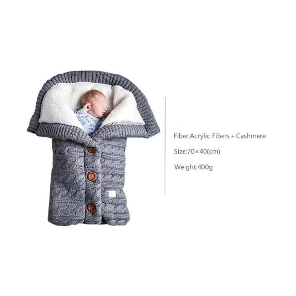 Baby linda bleer vinter varm sovepose