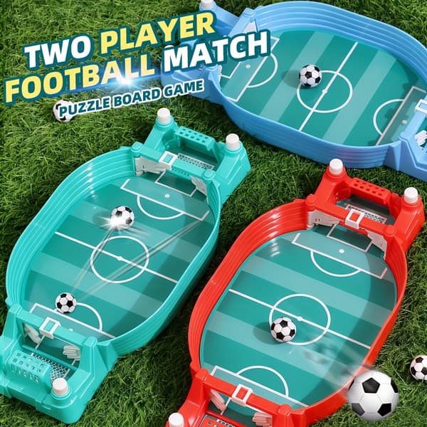 Mini bærbart bordfotballspill for reise Red