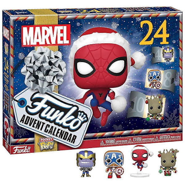 2024 Spider-Man/Star Wars Actionfigur Modellleksaker Julkalender 24 Dager Nedtelling Blind Box Overraskelsesgave