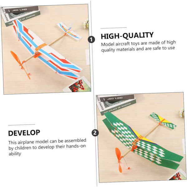 stk. gummibånd fly manuel model skummodel svævefly nyhed