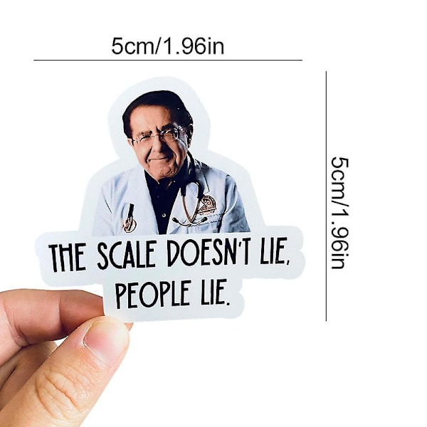 Pienet jääkaappimagneetit Dr. Now sarjasta My 600-lb Life - Et nälkiinny [HY]