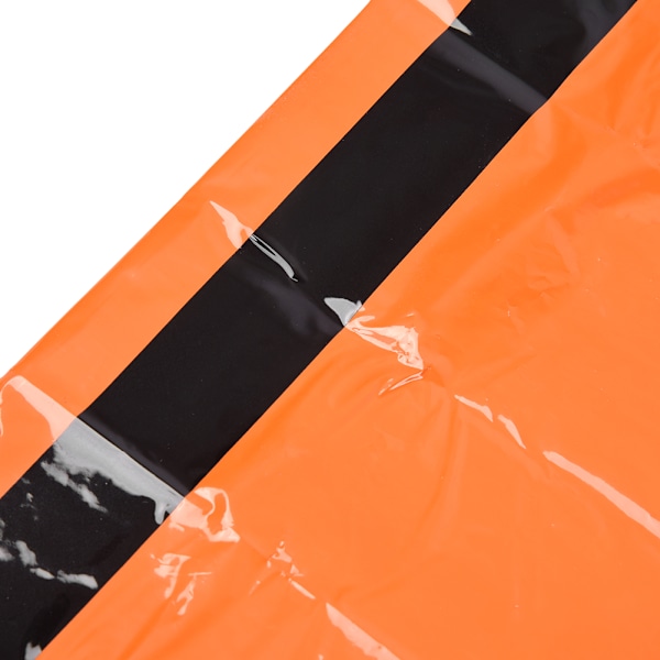 Bärbar Nödsovsäck för Utomhusbruk Håller Värmen Fuktsäker Vadderad Reflekterande Campingmatta Orange 0.2